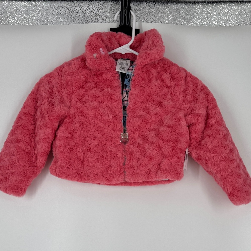 NWT DISNEY PINK LITTLE GIRL COAT